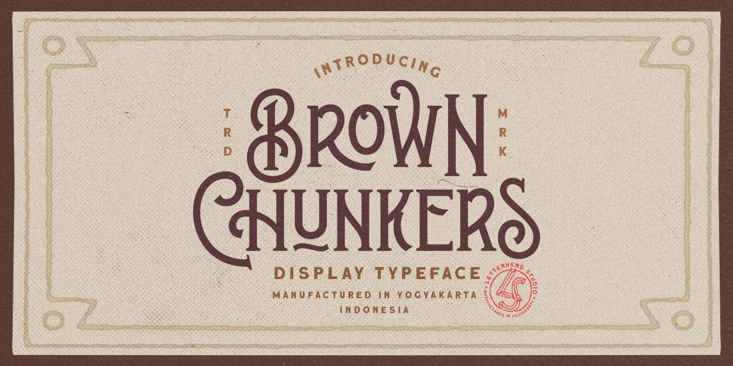Brown Chunkers Font